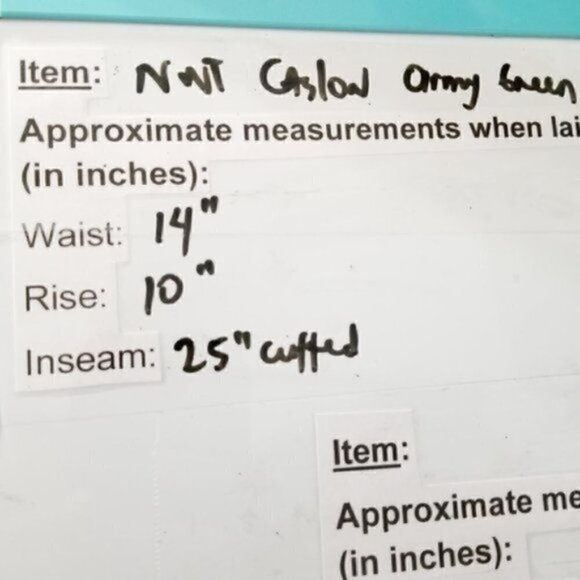 NWT Caslon Army Green Stretch  Skinny Pants - Picture 8 of 8